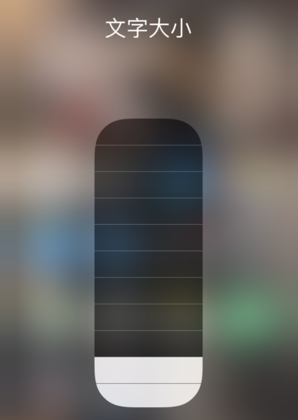 厦门苹果手机维修分享小技巧：在 iPhone 控制中心快速调节字体大小 