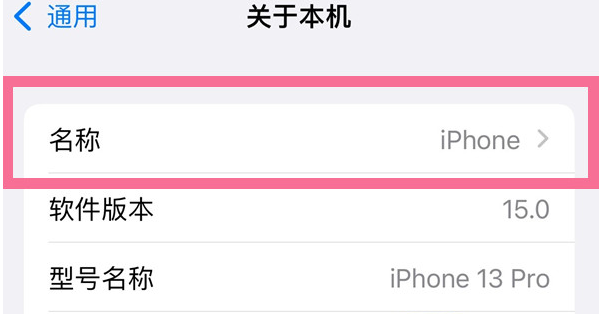 厦门苹果13维修分享iPhone 13热点名字设置教程 