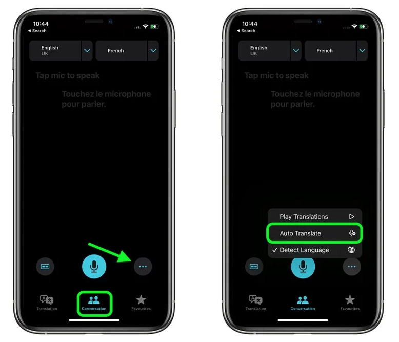 厦门苹果手机维修分享iOS 15 “翻译” App 新改进 
