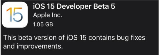 厦门苹果手机维修分享如何升级到iOS15.0 beta5 